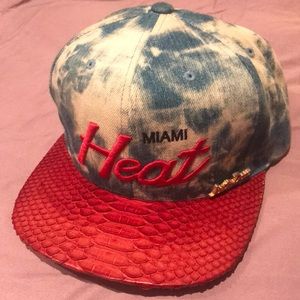 Don C Miami Heat Denim Snapback